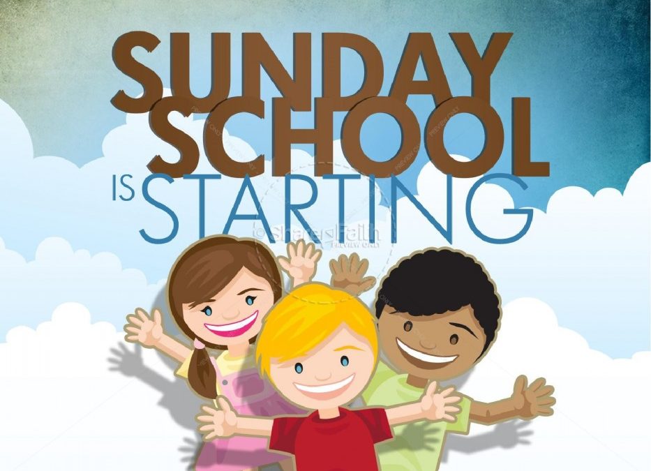 Sunday School begins in September